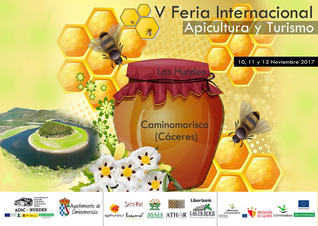 Cartel de la V Feria Internaciona de Apicultura y Turismo